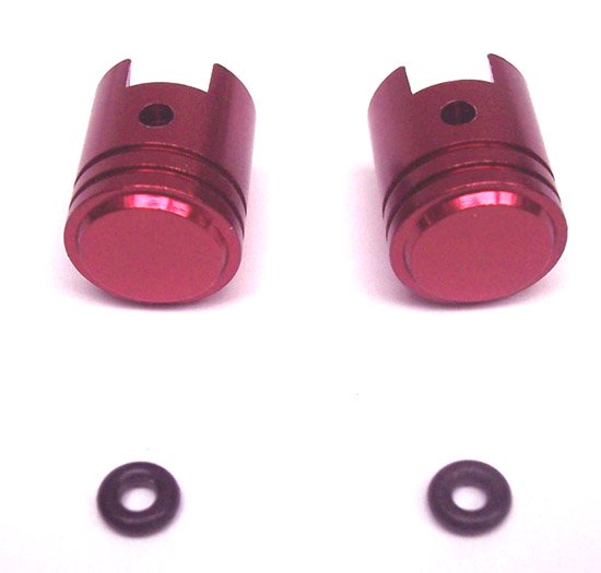 UNIVERSAL MOFA Ventilkappensatz 'Kolben' rot RAD
