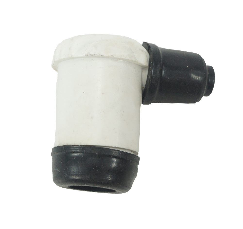 UNIVERSAL MOPED TOMOS PUCH ILO Zündkerzenstecker weiss/schwarz