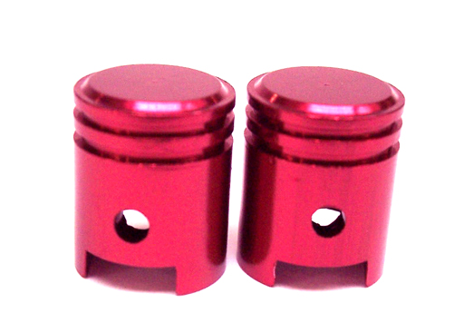 UNIVERSAL Ventilkappen Satz rot Piston