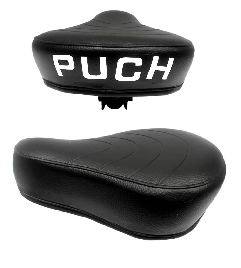 PUCH MAXI Sattel schwarz dünn Original Modell SITZBANK