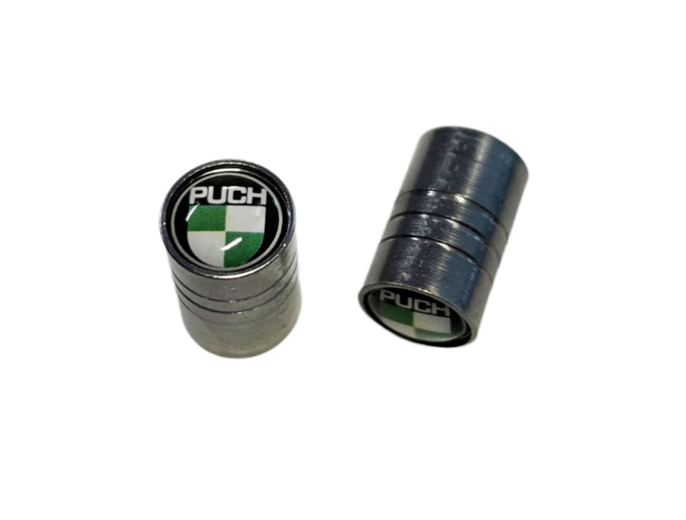 UNIVERSAL PUCH MAXI MS MV MONZA MOPED Ventilkappen-Set Puch mit Logo RAD  