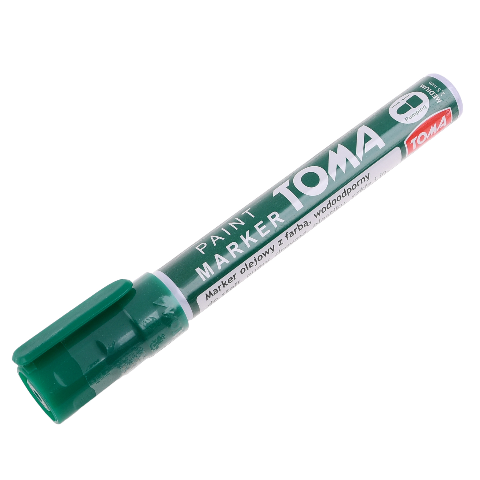 UNIVERSAL Marker/Stift grün für Stahl - Holz - Gummi - Kunststoff - Glas und Reifen - Reifenstift (hergestellt in der EU)