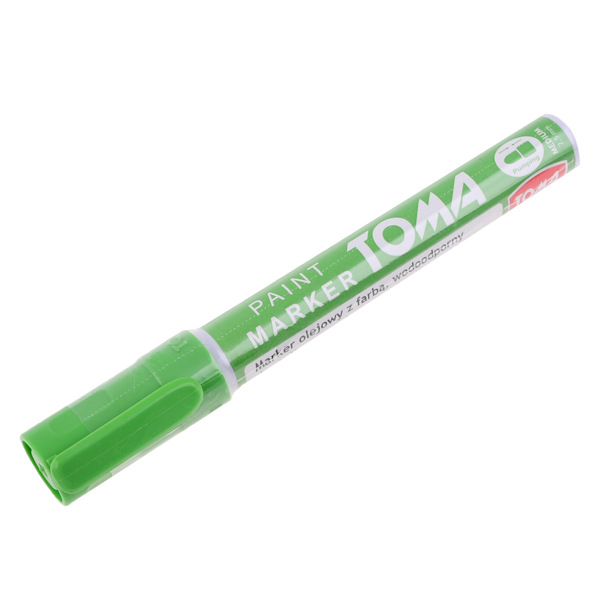 UNIVERSAL Marker / Stift hellgrün für Stahl - Holz - Gummi - Kunststoff - Glas und Reifen - Reifenstift (hergestellt in der EU)