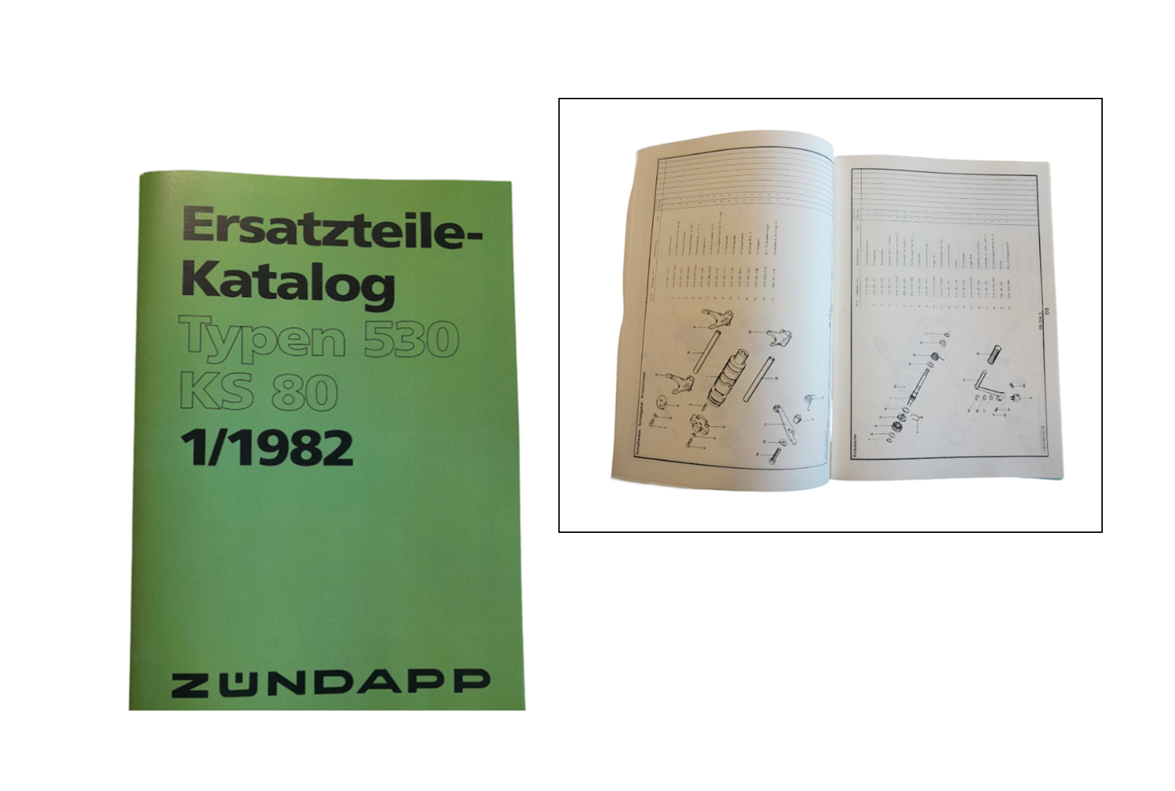 ZUNDAPP ZÜNDAPP Ersatzteilekatalog Zundapp KS80 530-00.002